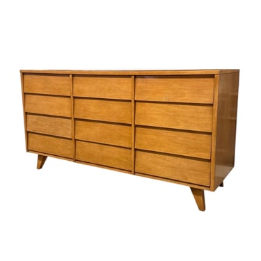 Free shipping within continental US -  Vintage Mid Century Modern 12-Drawer Dresser Dovetailed Drawers by Kent Coffey 