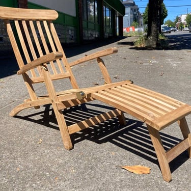 Teak Chaise Lounge