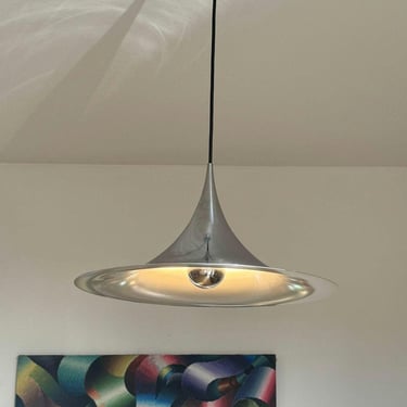 Vintage Semi pendant lamp by Claus Bonderup and Torsten Thorup for Fog & Mørup / Denmark / 1970s 