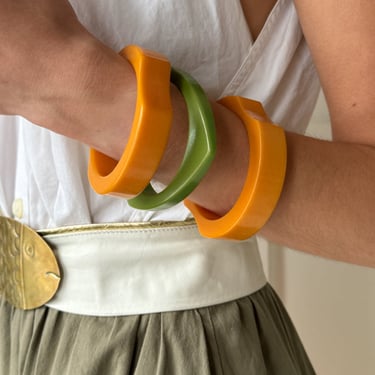 30s Chunky Bakelite Bangles
