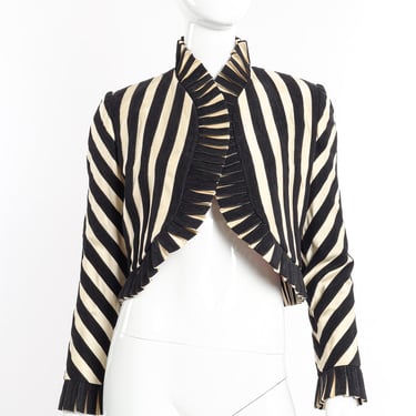 Striped Bolero Jacket