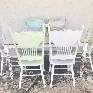 table set kitchen set kitchen table  and chairs painted table and chairs dining chic table and 6 chairs 