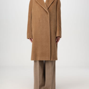 Max Mara Studio Coat Woman Camel Women