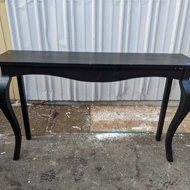 Dark Wood Console Table