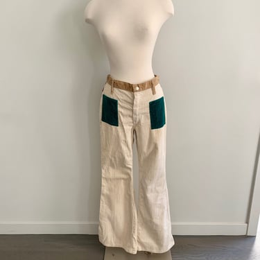 Peter Max for Wrangler color block corduroy flares-size 10 (marked 11/12) 