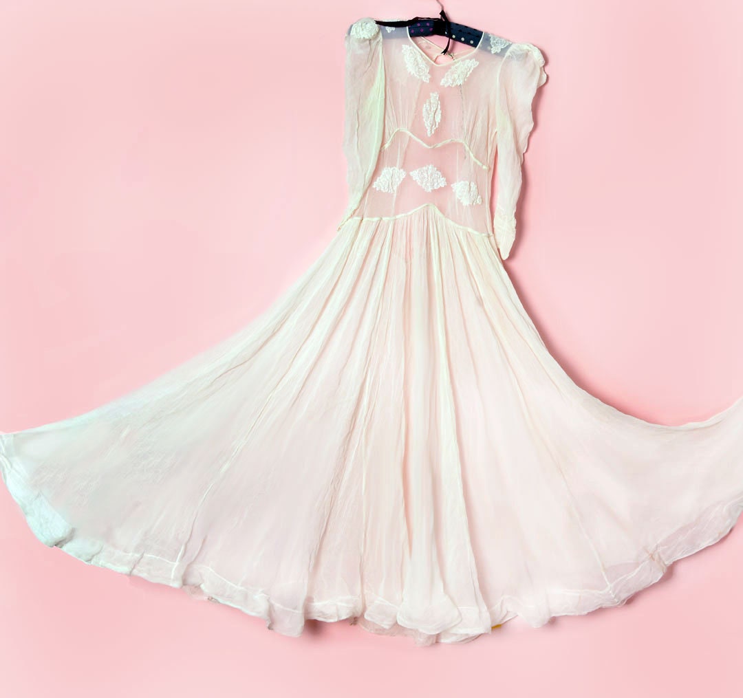 1930’s Sheer Organdy Dress