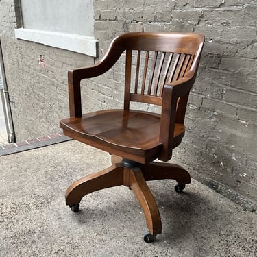 Walnut Banker's Chair