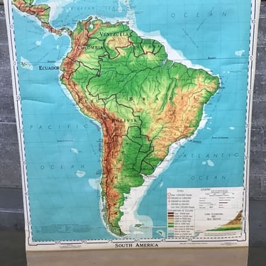 1960 South America Map (Seattle)