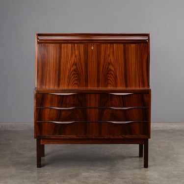 Vintage Preben Schou Rosewood Secretary Desk Danish Modern 