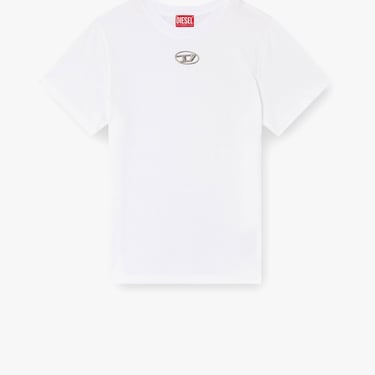 Diesel Women Diesel White T-Shirts