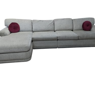 Light Gray 3pc Sectional with Chaise