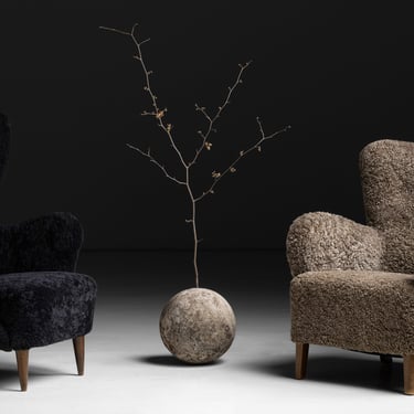 Sheepskin Lounge Chairs