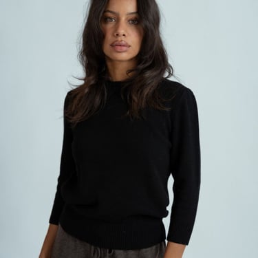 MJ Watson Cashmere Pullover - Black