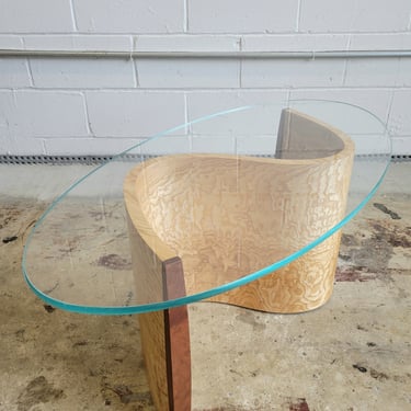Mid Century Bentwood "Wave" Form Coffee Table