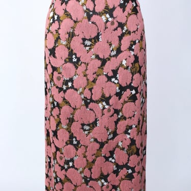 Dries Van Noten Floral Jacquard Skirt