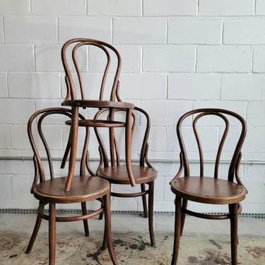 Set of Four Antique Thonet Chairs