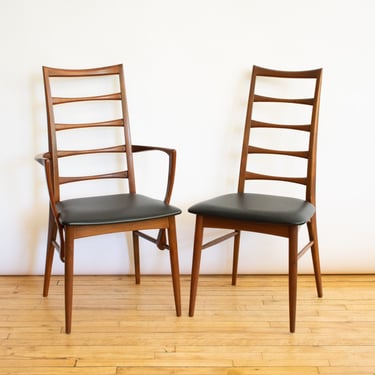 Set of 6 Teak Hornslet Dining Chairs