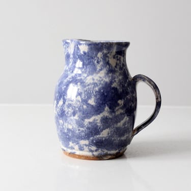vintage studio pottery pitcher 