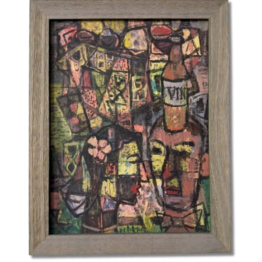 Paul K. Smith Abstract Oil Painting