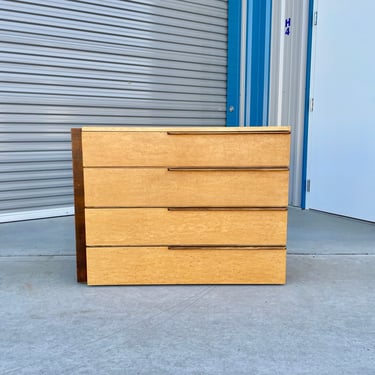 1940s Mid-Century Mahogany and Maple Dresser by Gilbert Rohde for Herman Miller 