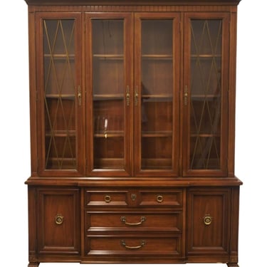 THOMASVILLE FURNITURE Palatino Collection Italian Neoclassical Tuscan Style 60" Buffet w. Lighted Display China Cabinet 896-190 