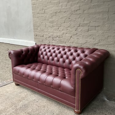 Hancock & Moore Leather Chesterfield Sofa