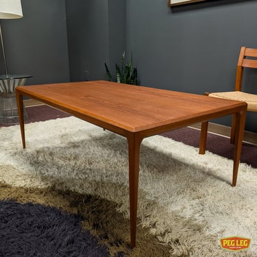 Danish Modern teak coffee table by Johannes Andersen for CFC