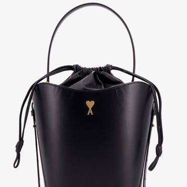 Ami Paris Woman Ami Paris Woman Black Bucket Bags