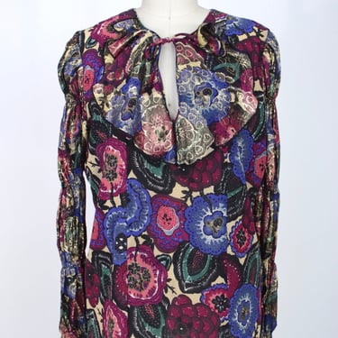 Anna Sui Wool Crepe Blouse