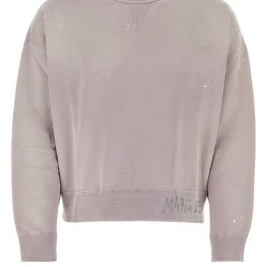 Maison Margiela Men Antiqued Pink Cotton Sweatshirt