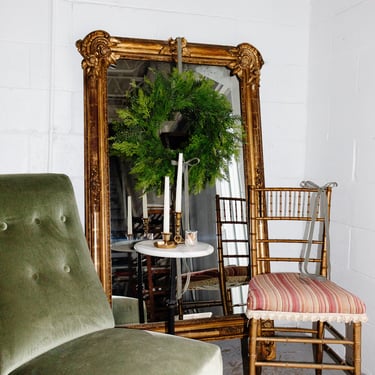 19th century French Louis Philippe overmantel mirror
