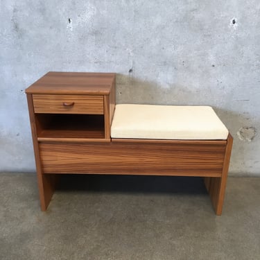 Mid Century Telephone Stand / Table / Bench