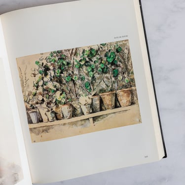 vintage french art book "cézanne par lui-même"