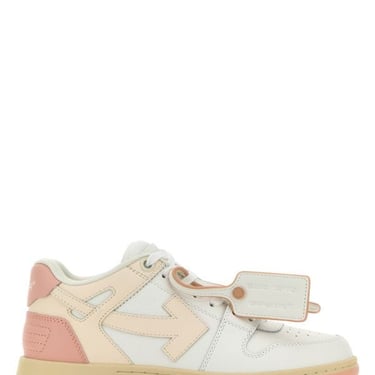 Off White Woman Multicolor Leather Out Of Office Sneakers