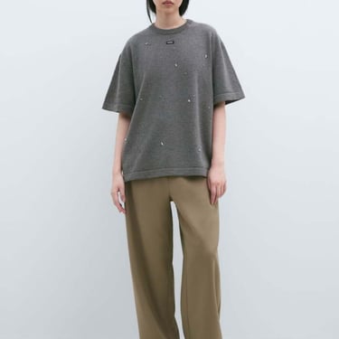 Cordera Merino Wool Beaded T-Shirt