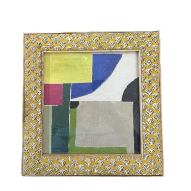 Abstract Art in Fabric Frame