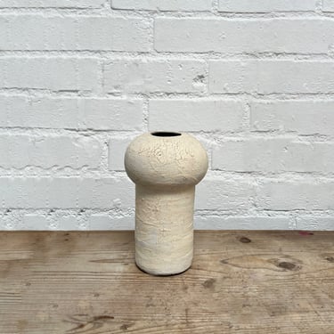 Tall White Vase by Loram Ceramics