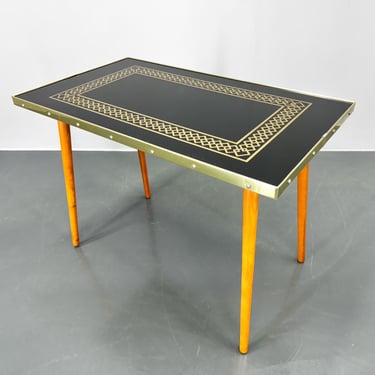 Midcentury Small Glass Side Table, Germany / Vintage Table / Coffee Table 