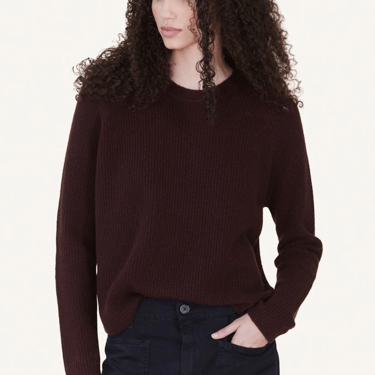 Not Monday | Galen Fisherman Crewneck | Currant