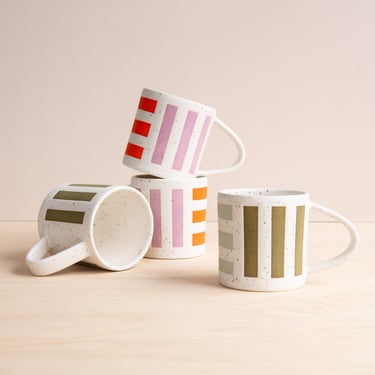 Sandbox Ceramics: Stripe Mug