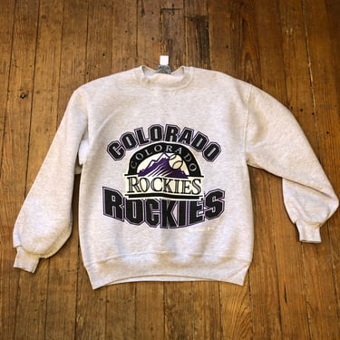 90s Colorado Rockies Sweatshirt Medium Large 
