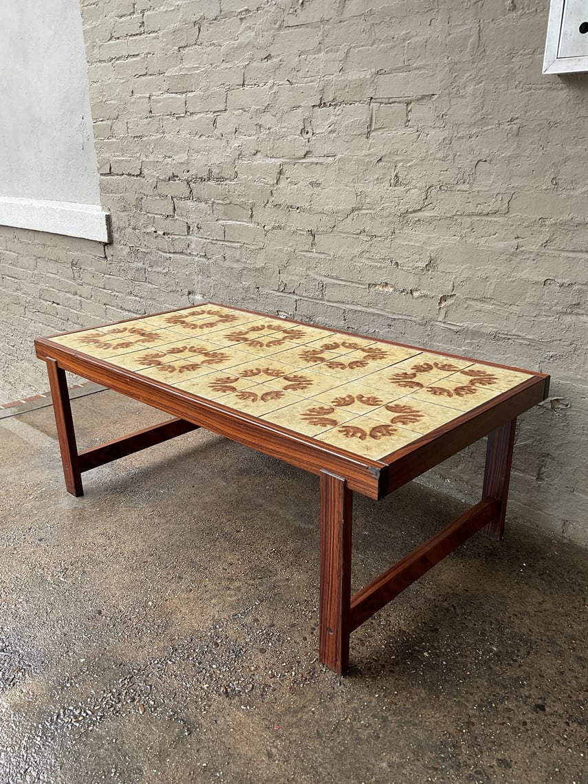 Rosewood Tile Top Coffee Table GoodWood U St Washington, DC