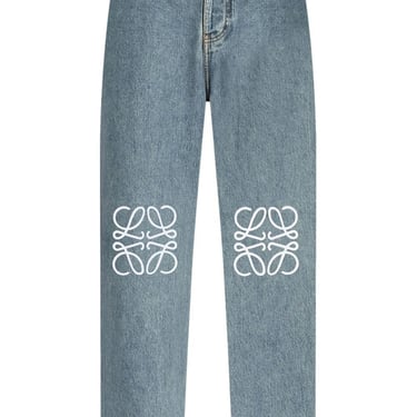 Loewe Men Anagram Baggy Jeans