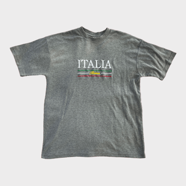 &quot;Italia Roma&quot; Italy Rome Dad T-Shirt Gray (XL)