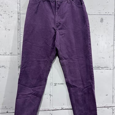 Size 16 x 30 1980s Women’s Wrangler high waisted purple  Denim jeans 