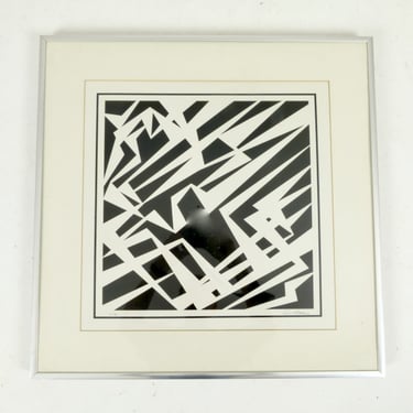 Abstract Lithograph By Colter