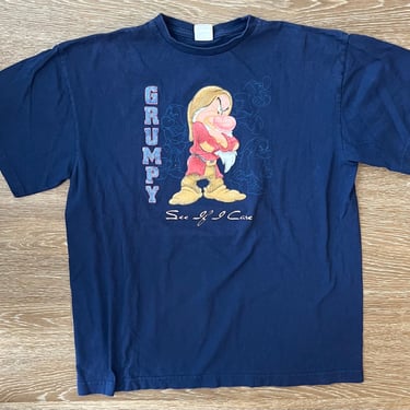 2000s Grumpy Snow White Navy T Shirt Xl Disney 