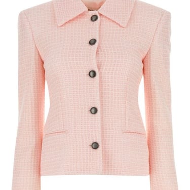 Alessandra Rich Women Light Pink Tweed Blazer