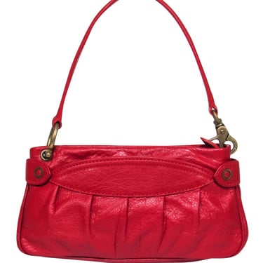 Marc Jacobs - Vintage Red Pebbled Leather "Lola Pochette" Handbag