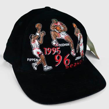 Vintage 1995 - 1996 NBA Nike Jordan Season Hat Sz O/S